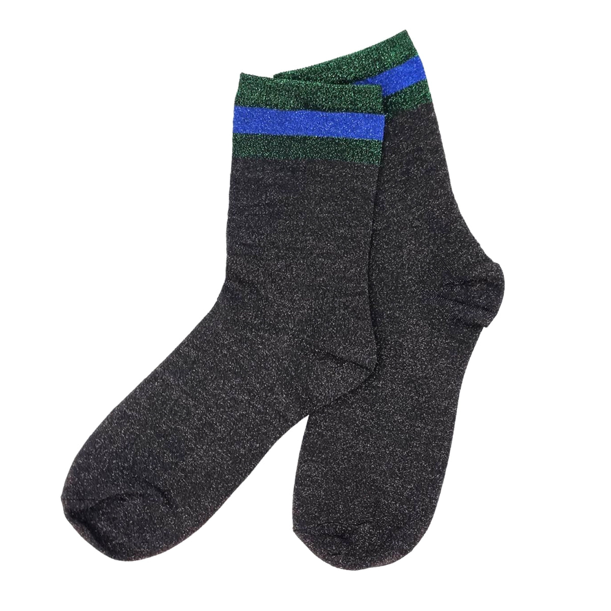 Blue Mix Stripe Sock