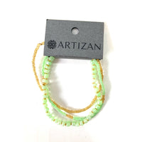 Lizzi Trio Bracelet Spring Green