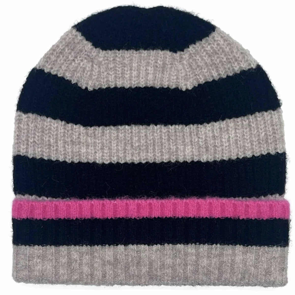 Farah Stripe Beanie Black