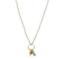 Spark Aqua Long Necklace