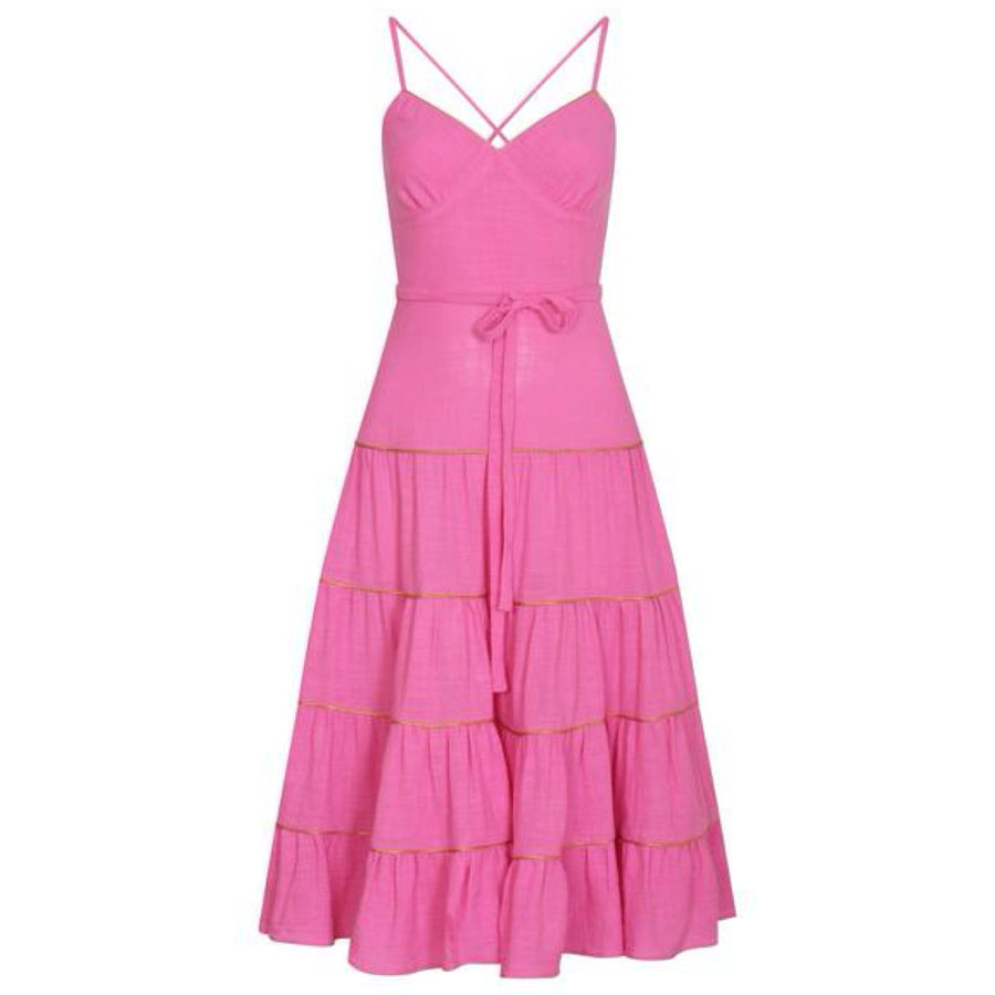 The West Village X-Back Dress Pink