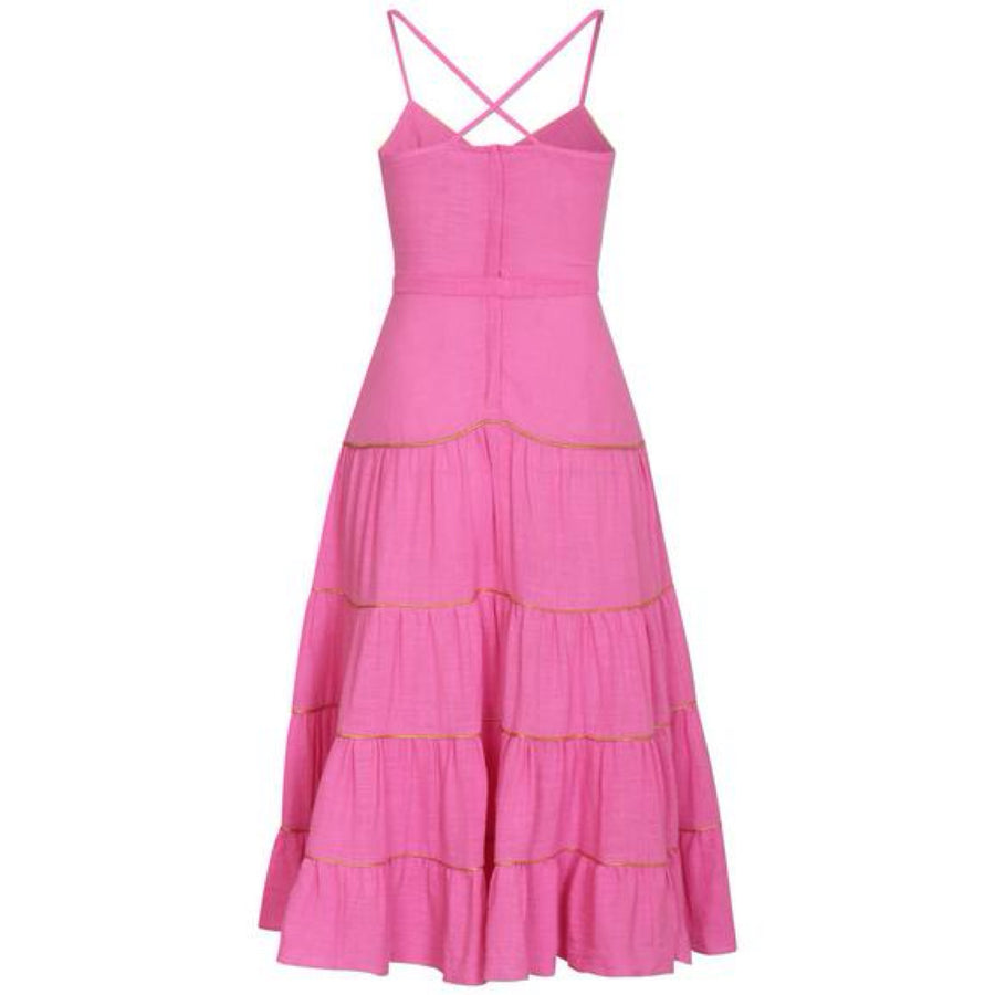 The West Village X-Back Dress Pink