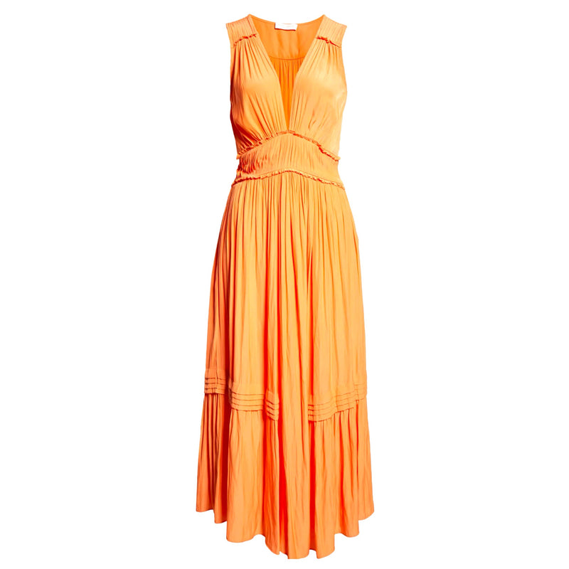 Deirdre Dress Tropical Orange