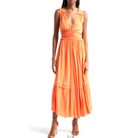 Deirdre Dress Tropical Orange