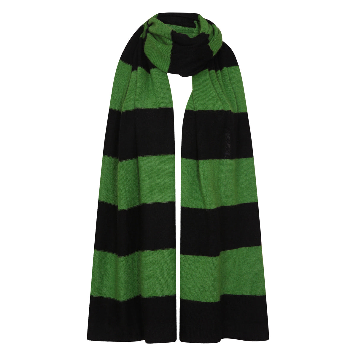 Stripe Scarf Black/Green