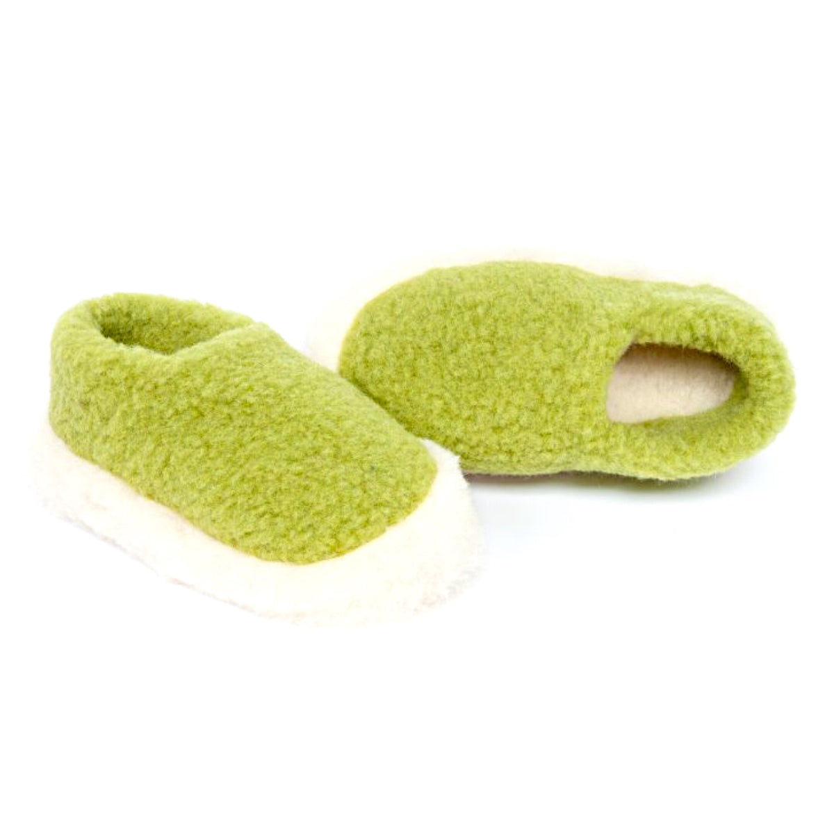 Full Slippers Pea Green