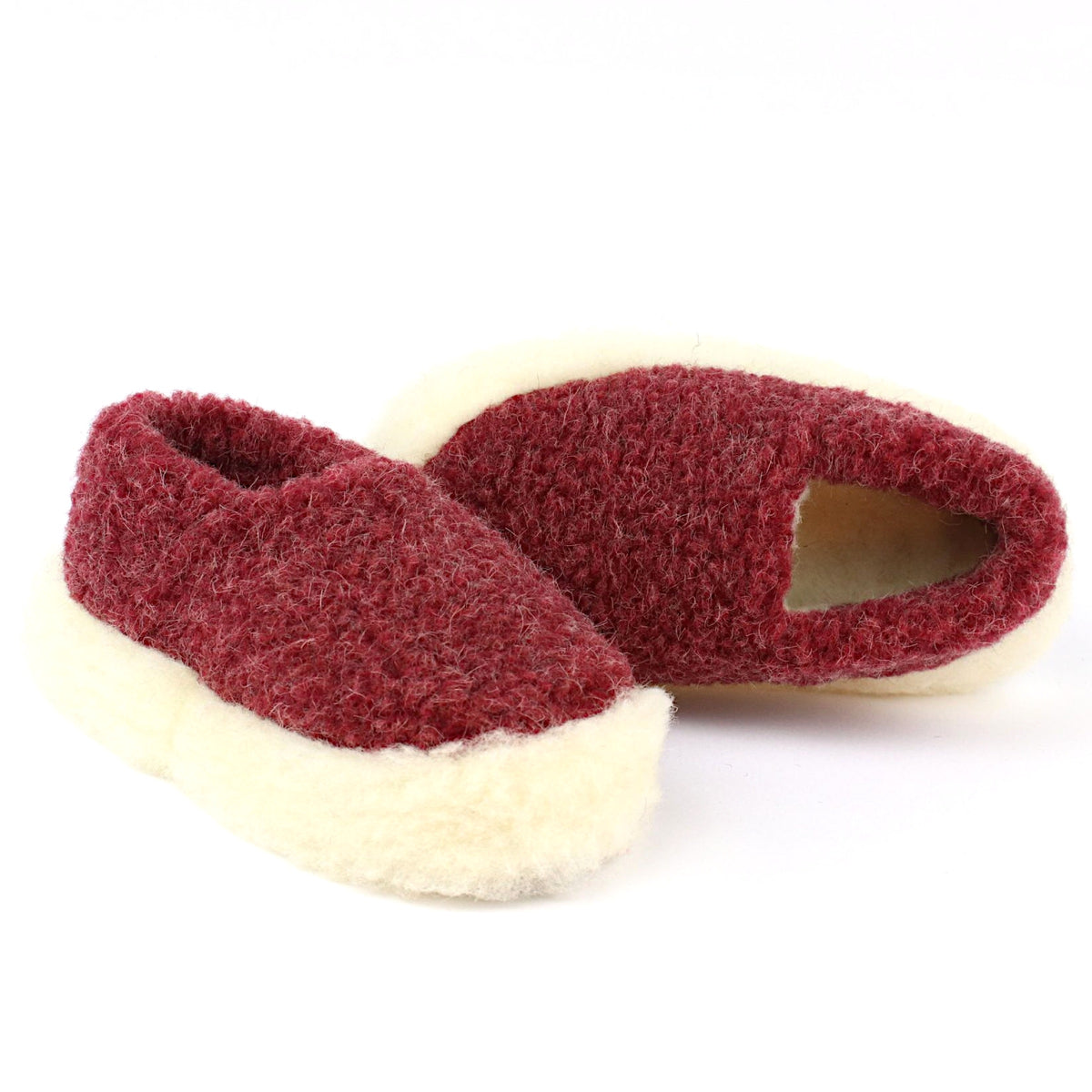 Full Slippers Dark Red