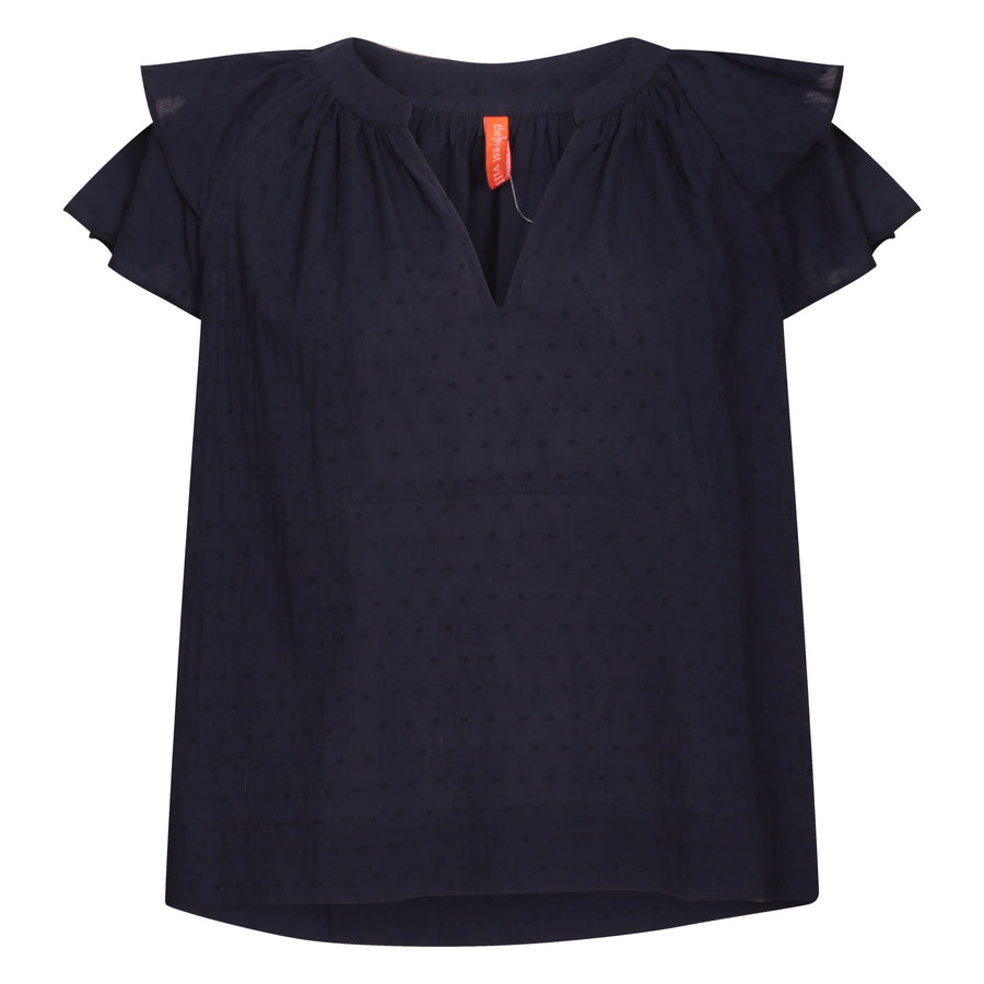 BACK IN STOCK The West Village Puff Top Black