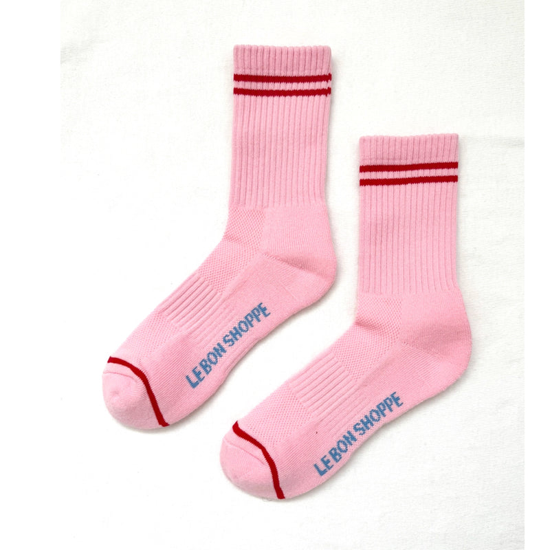 Boyfriend Socks Amour Pink