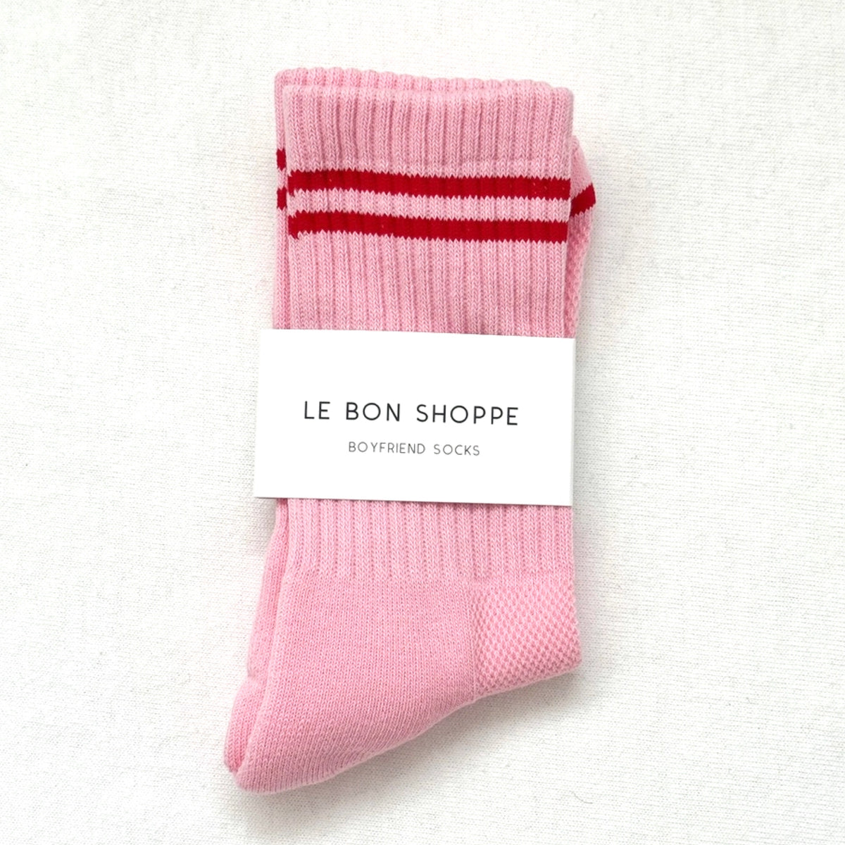 Boyfriend Socks Amour Pink