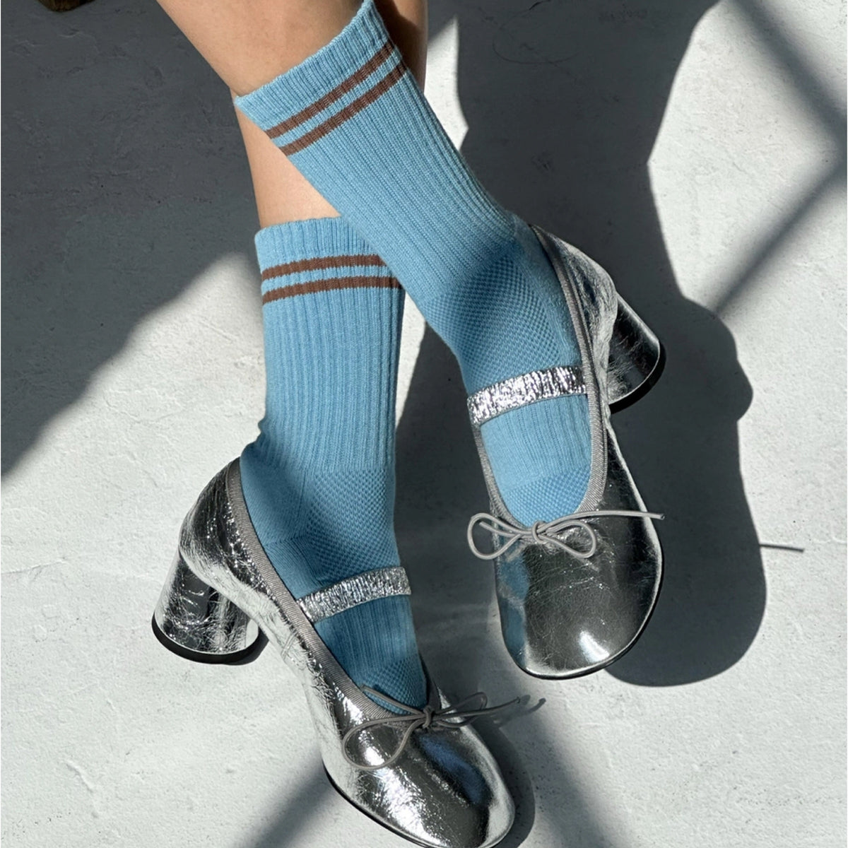 Boyfriend Socks Powder Blue