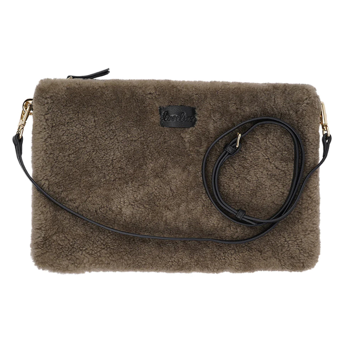 Shearling Clutch