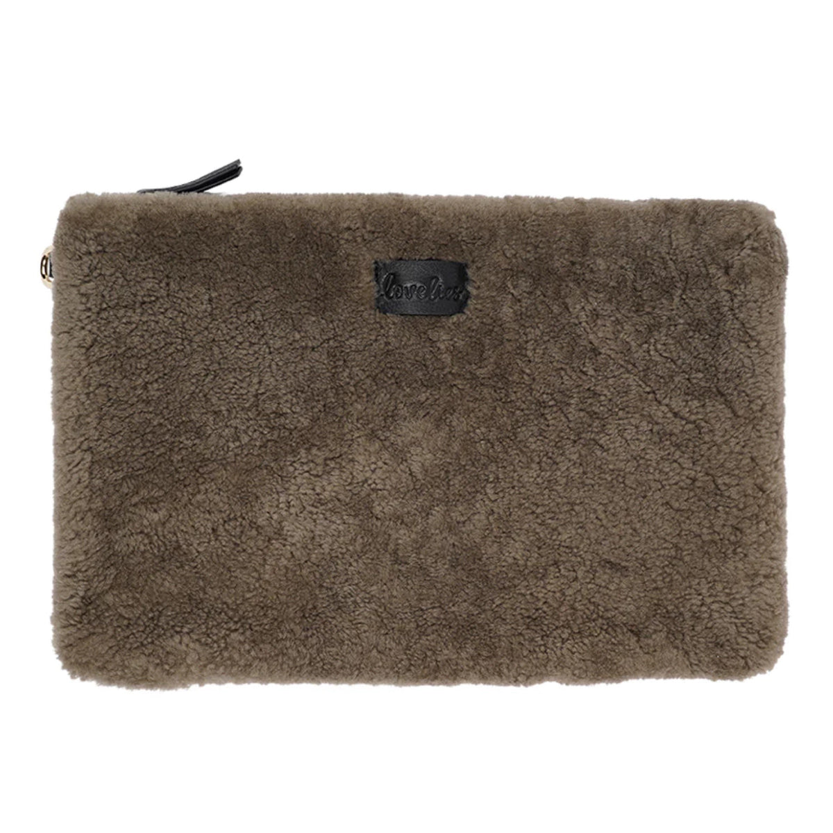 Shearling Clutch