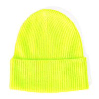 Hortense Beanie Jaune Fluo