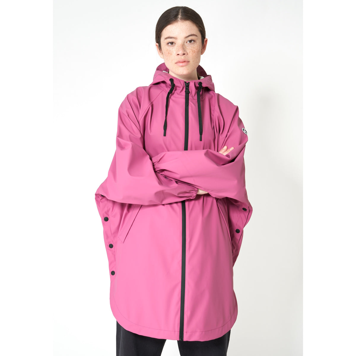 Sky Raincoat Red Violet