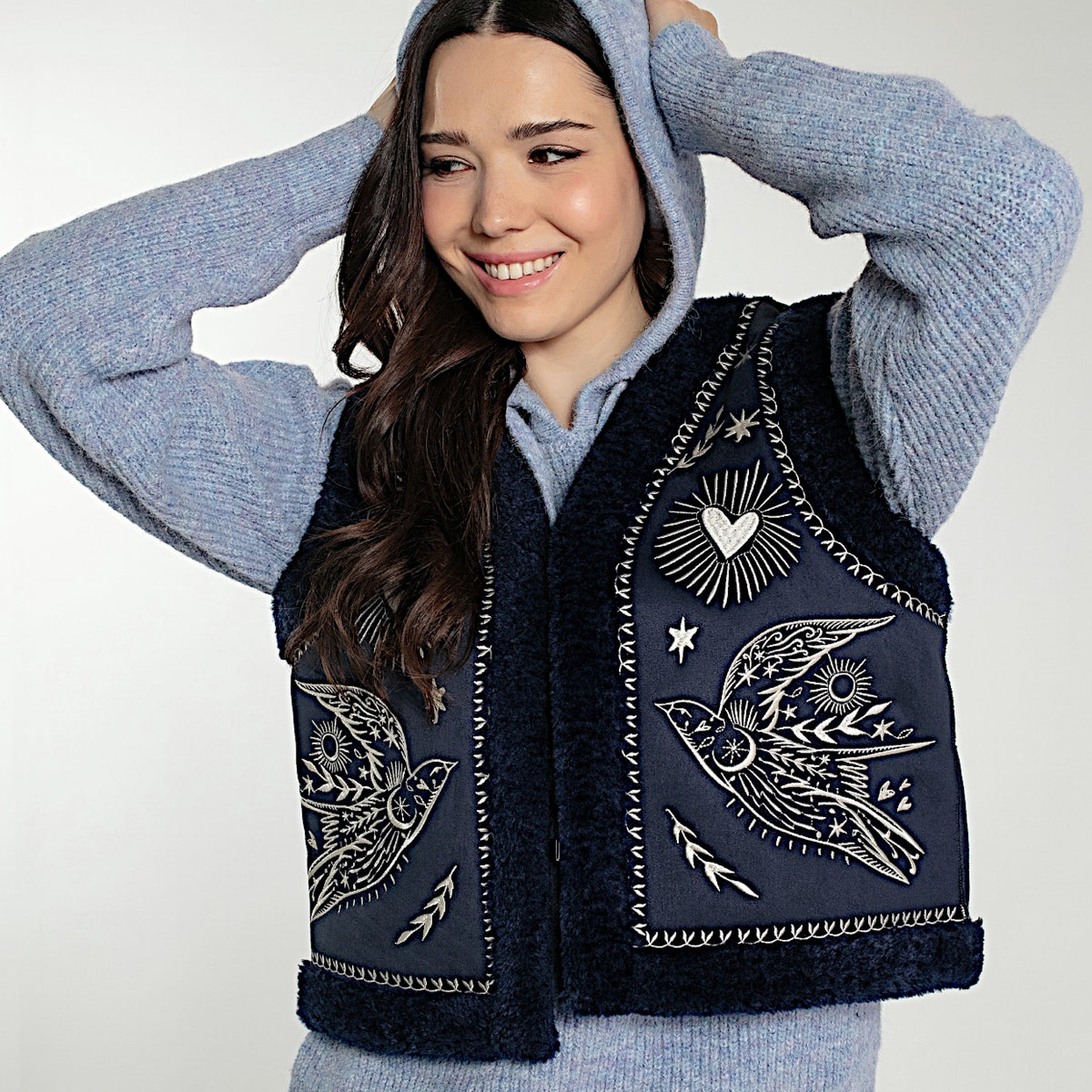 Freebird Blue Gilet