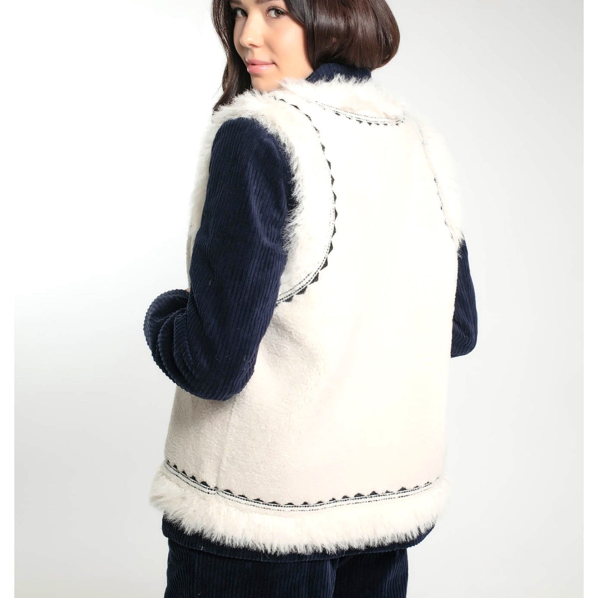 Dannika Cream Gilet