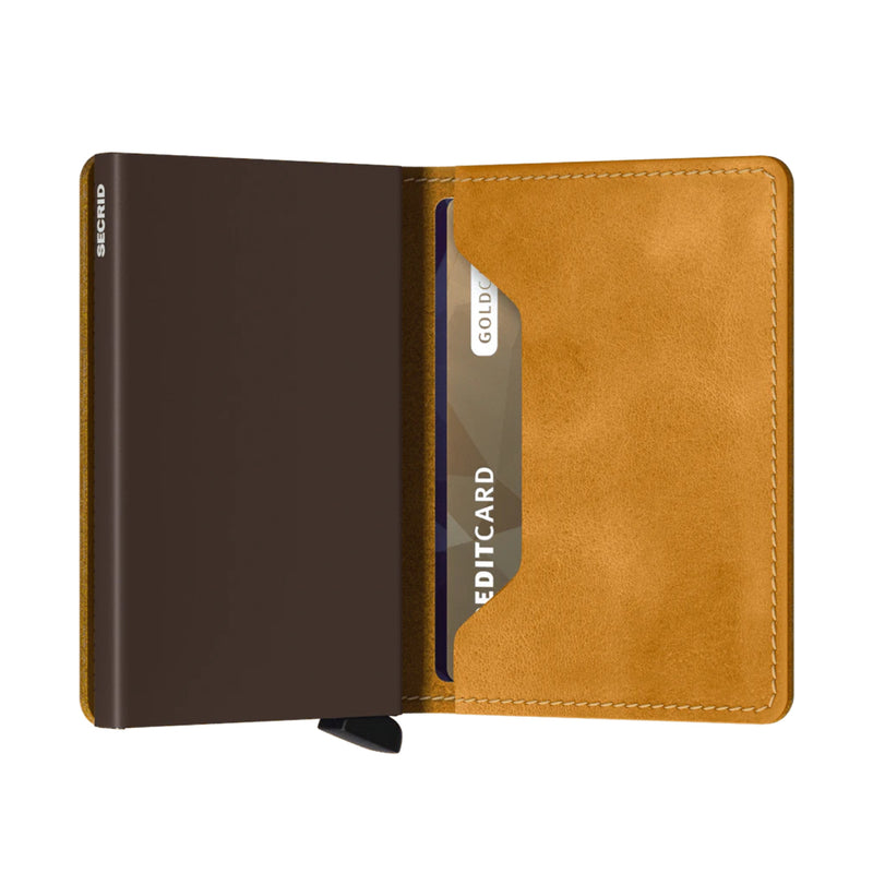 Premium Slimwallet Basco Cognac