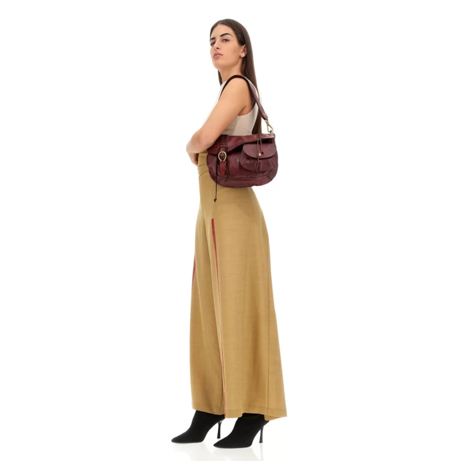 *NEW* Campomaggi Eyelet Shoulder Bag Burgundy