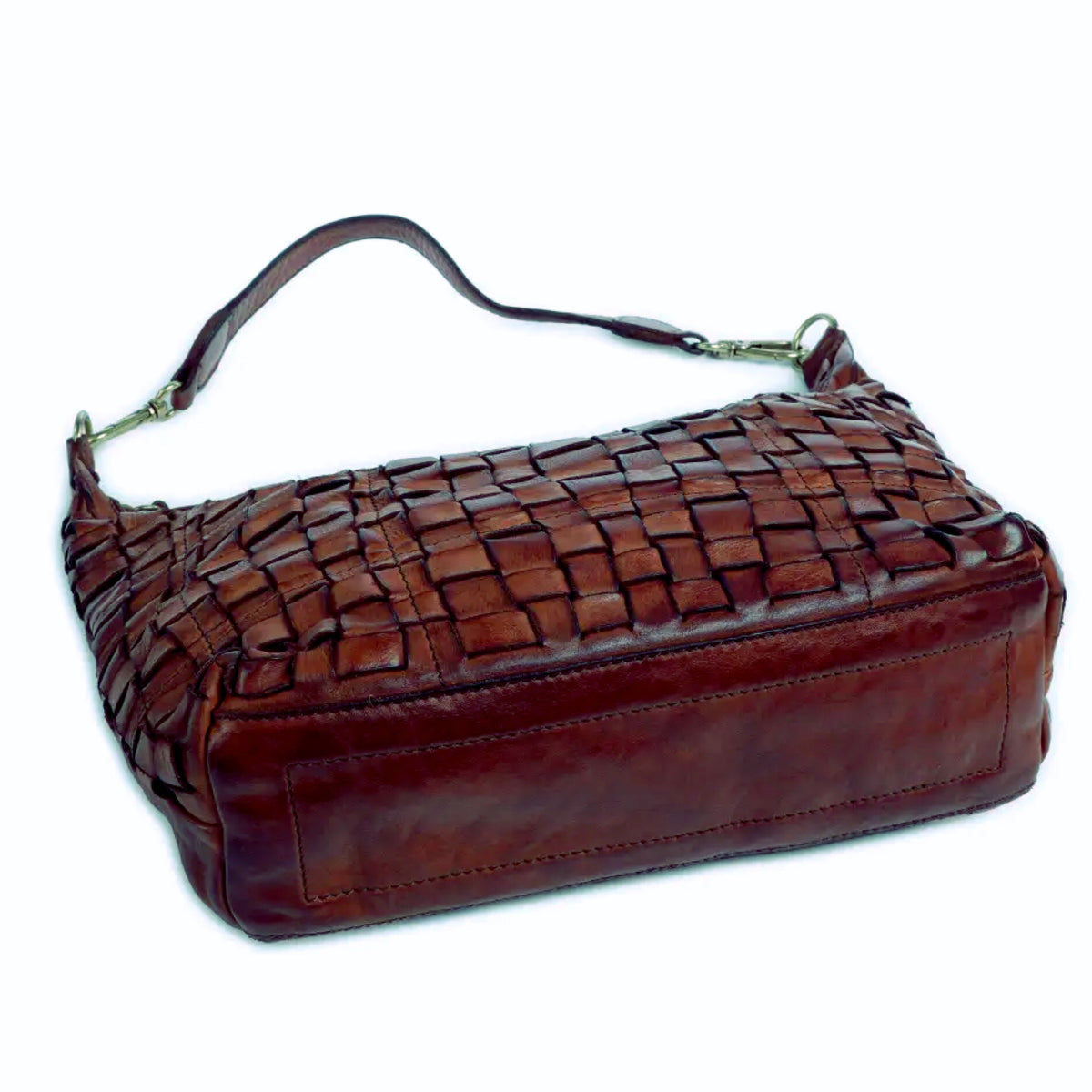 *NEW* Woven Shoulder Bag Cognac