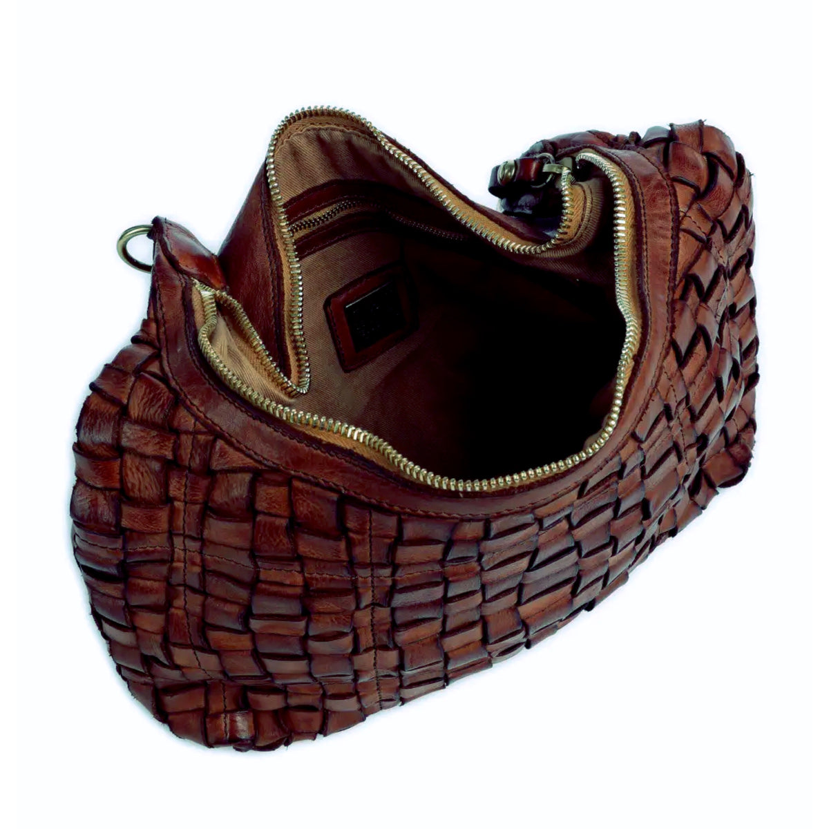 *NEW* Woven Shoulder Bag Cognac