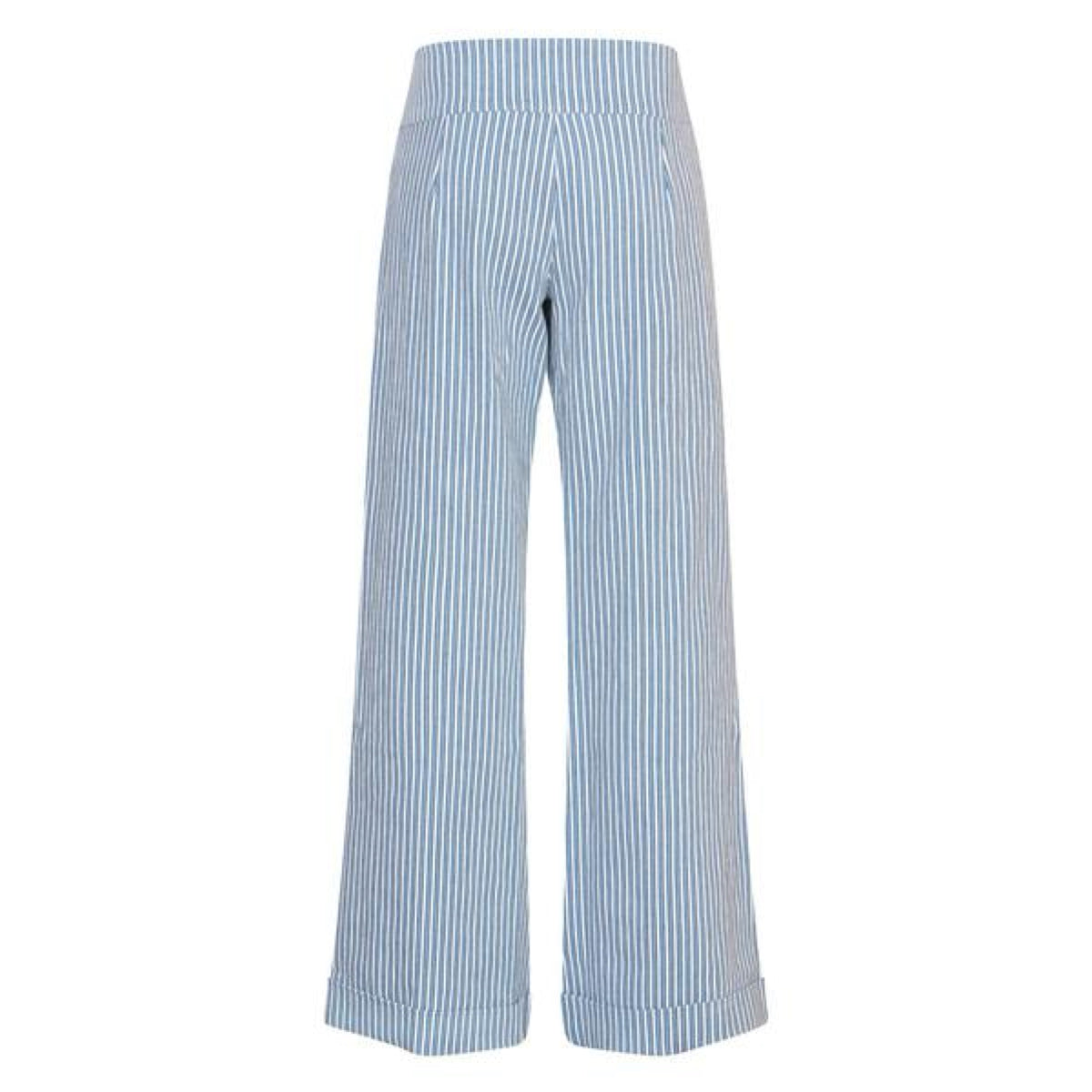 Wide Leg Pant Mid Denim