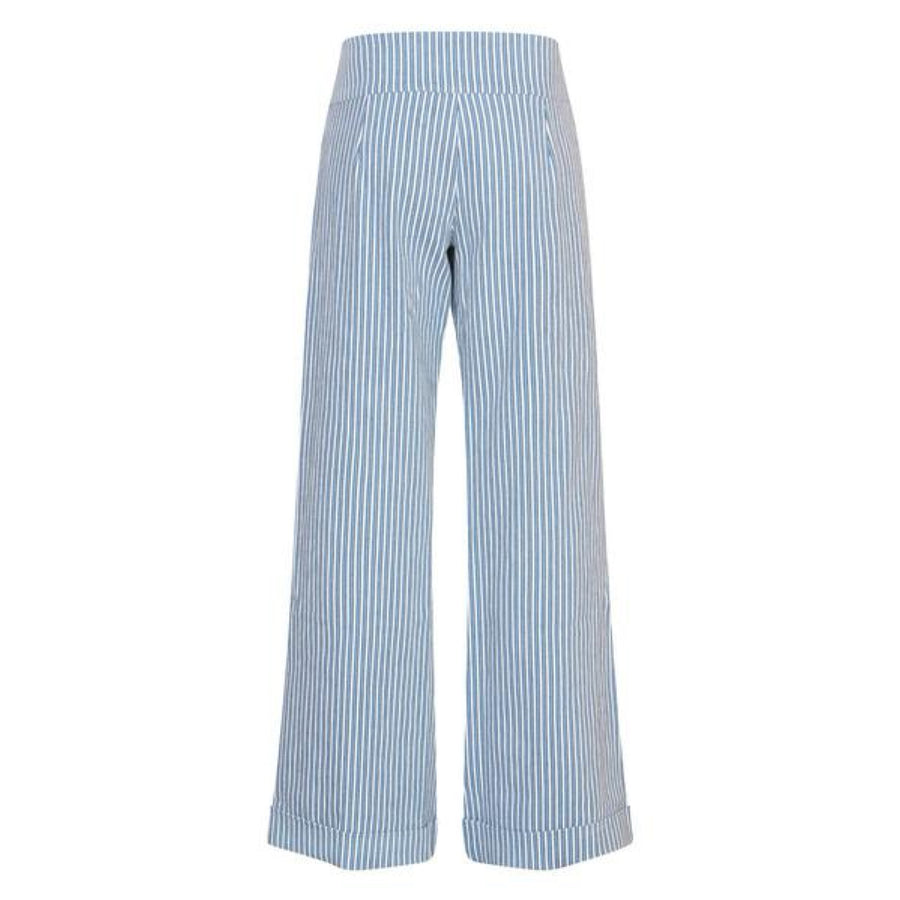 The West Village Wide Leg Pant Mid Denim