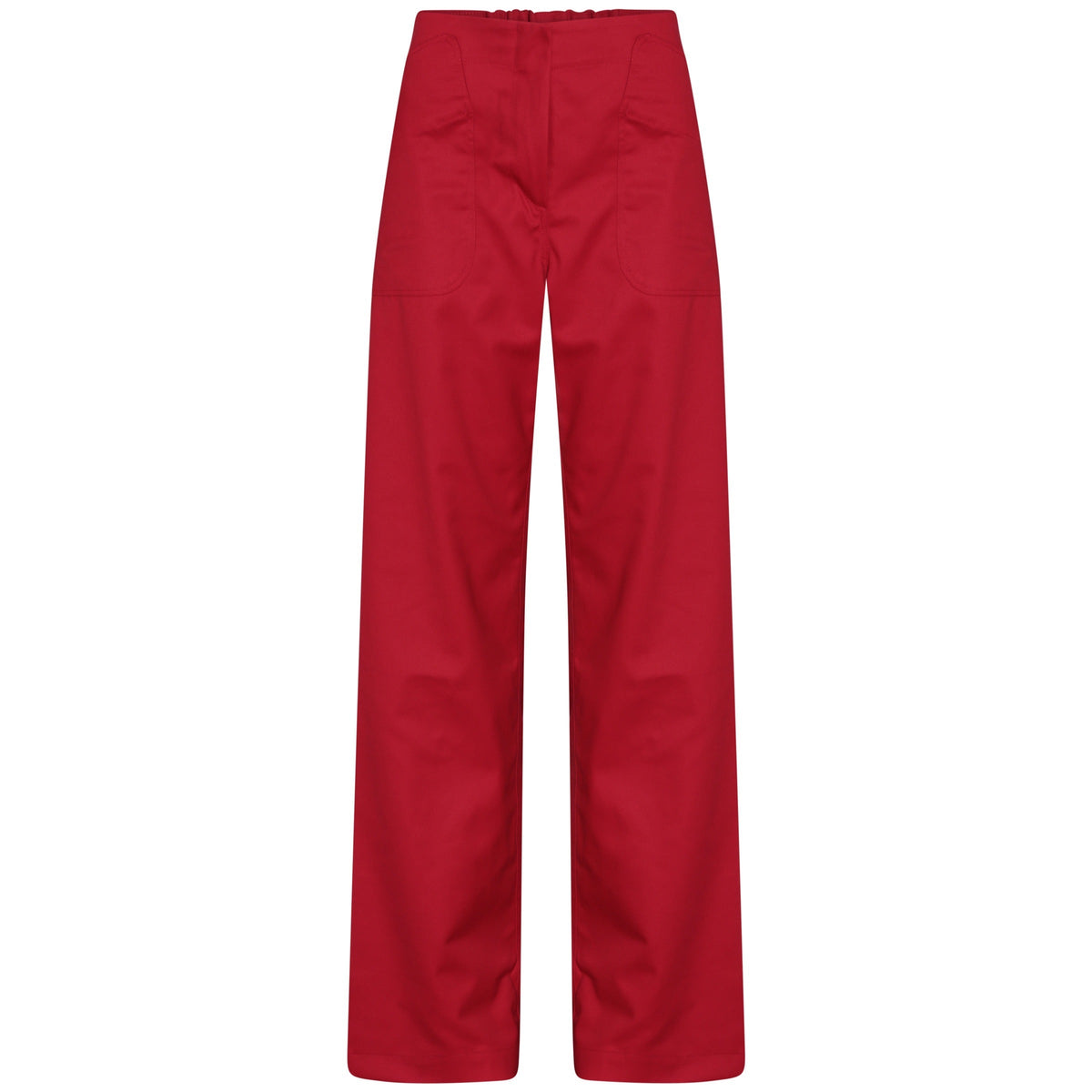 Melrose Trousers Velvet Red