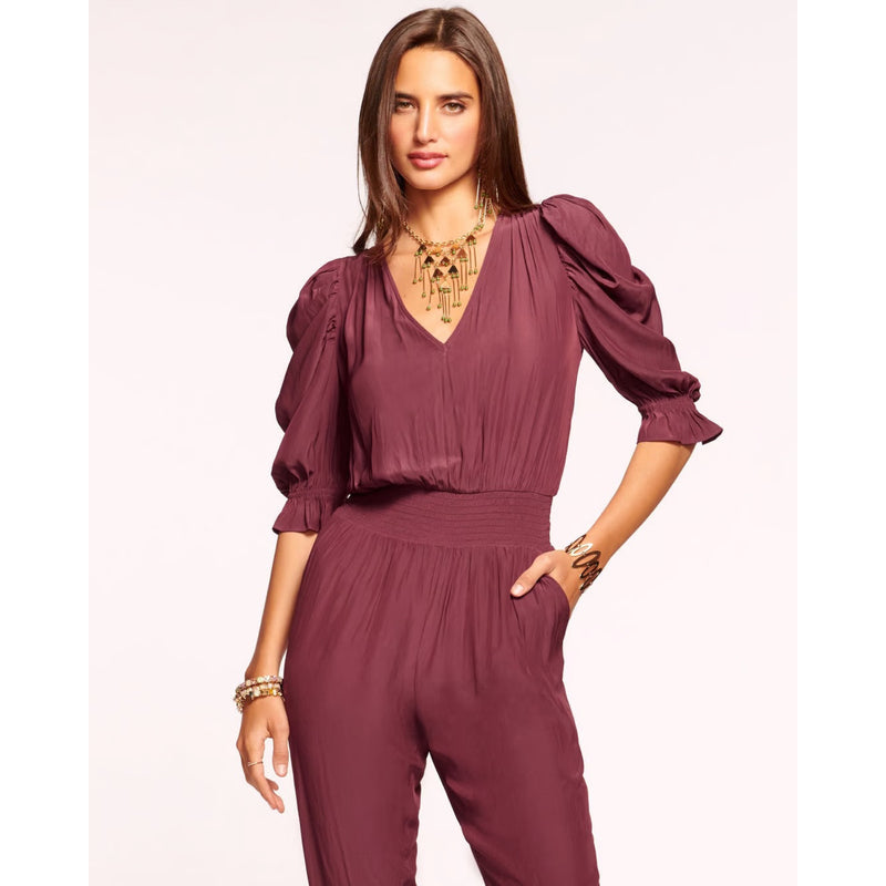 Kylie Jumpsuit Burgundy