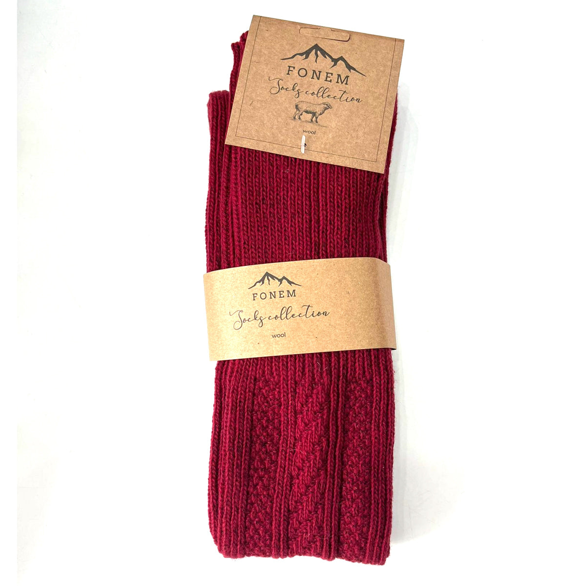 Over The Knee Bordeaux Socks