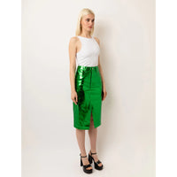 Amy Lynn High Waist Metallic Skirt