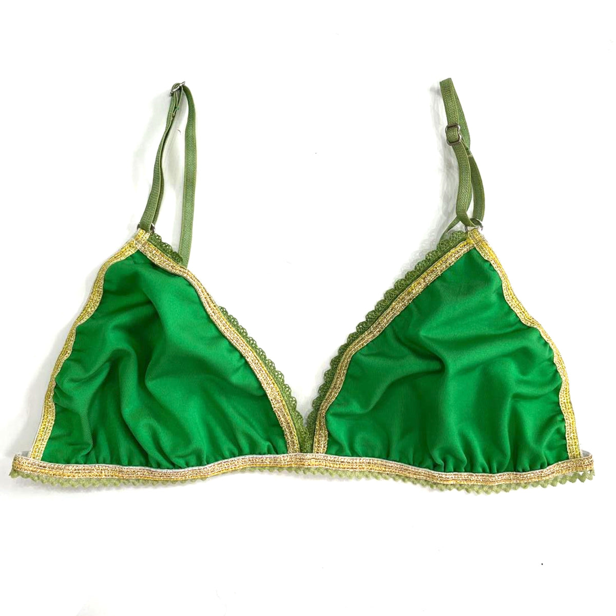 Triangle Bra Green