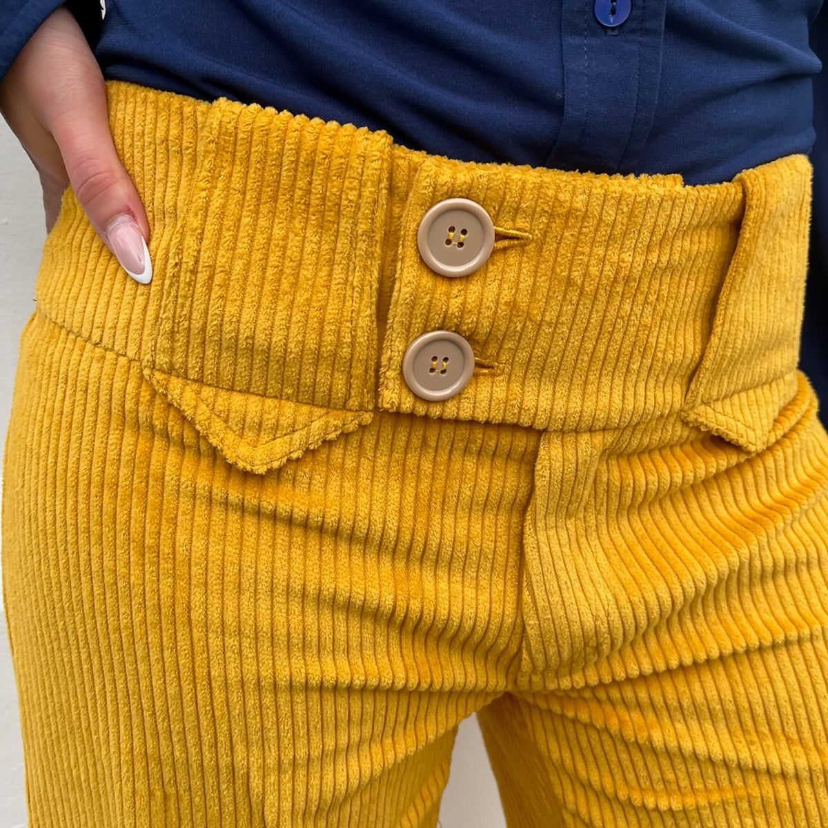 Cargo Pant Ochre Cord