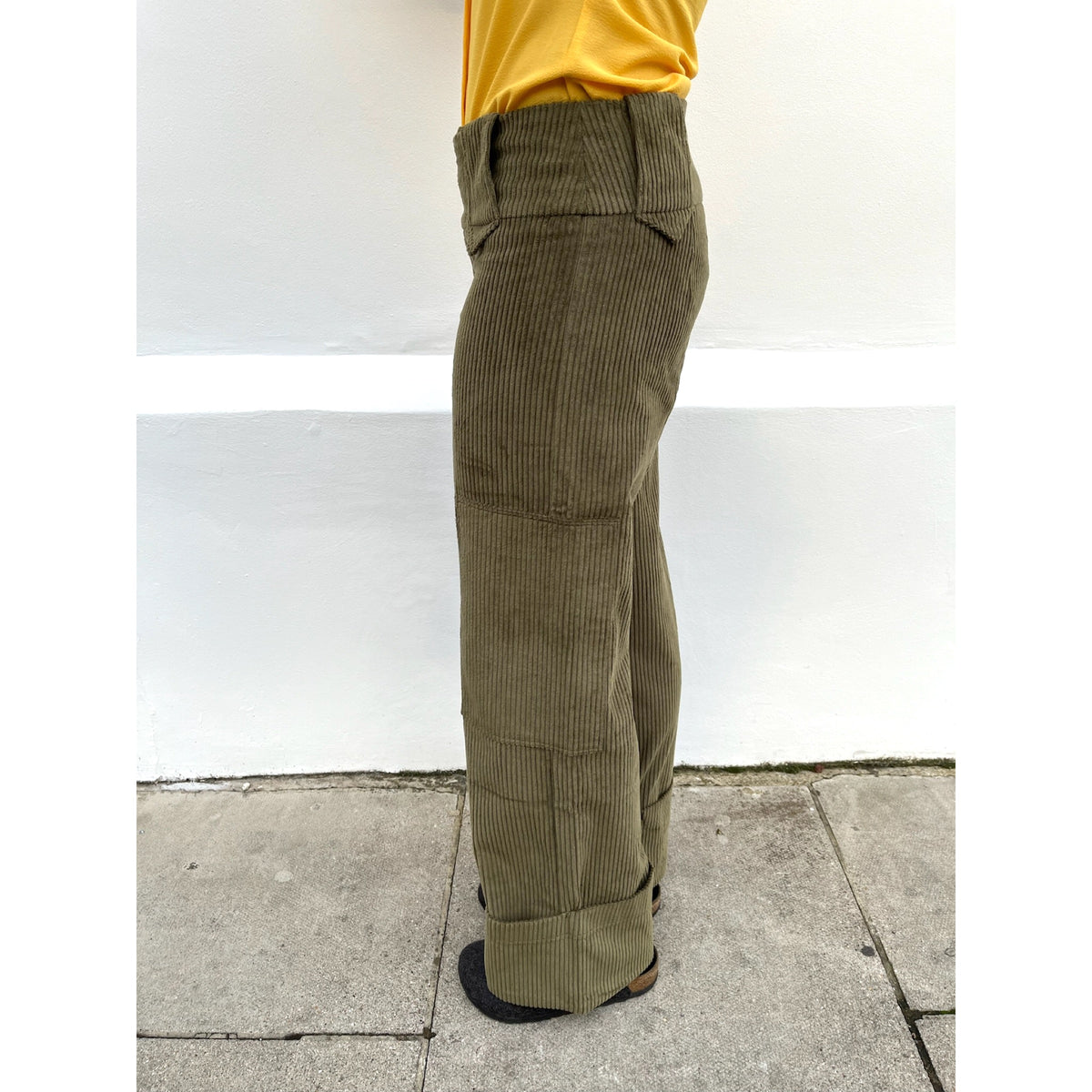 Cargo Pant Moss Green Cord