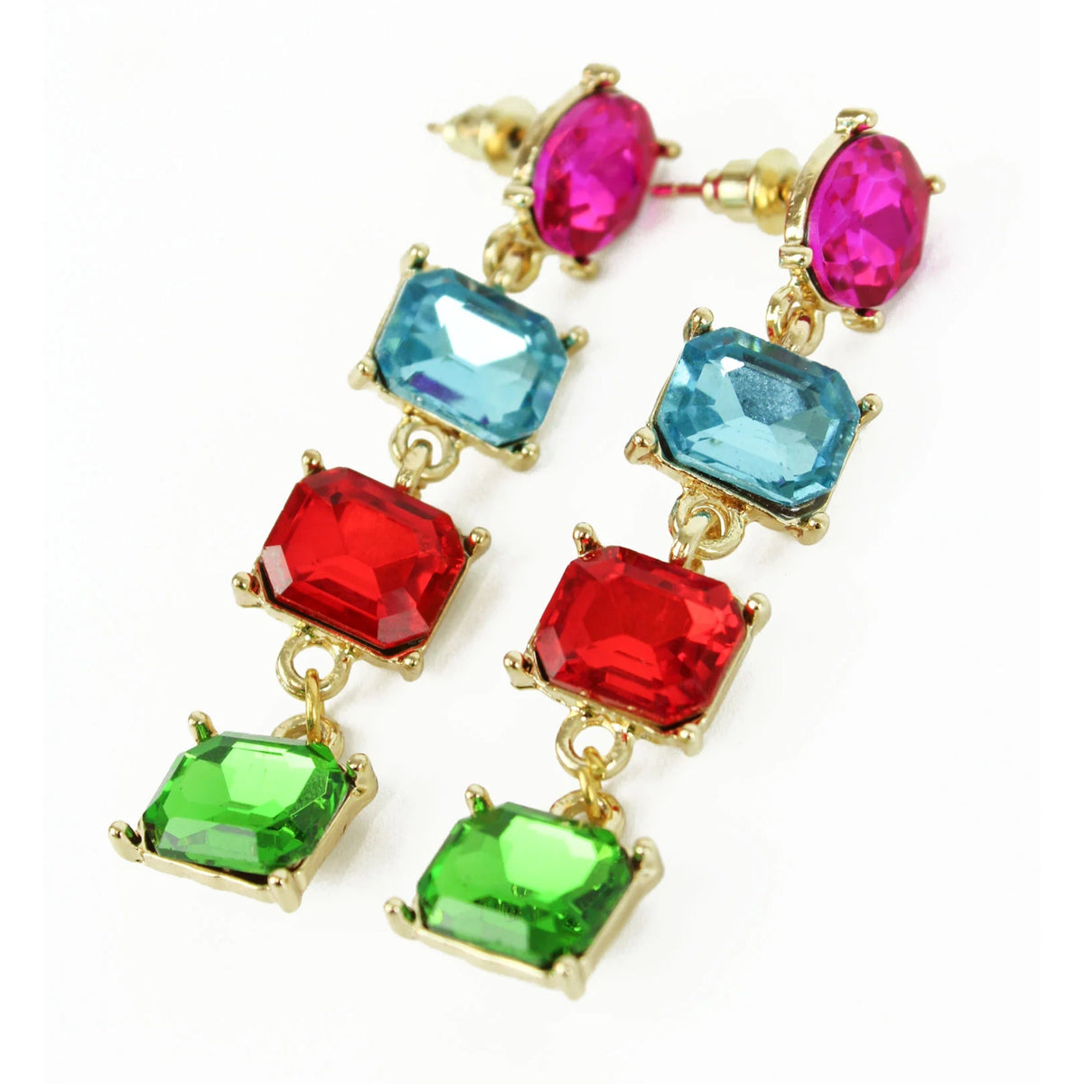 *NEW* Multi Facet 4 Drop Earrings