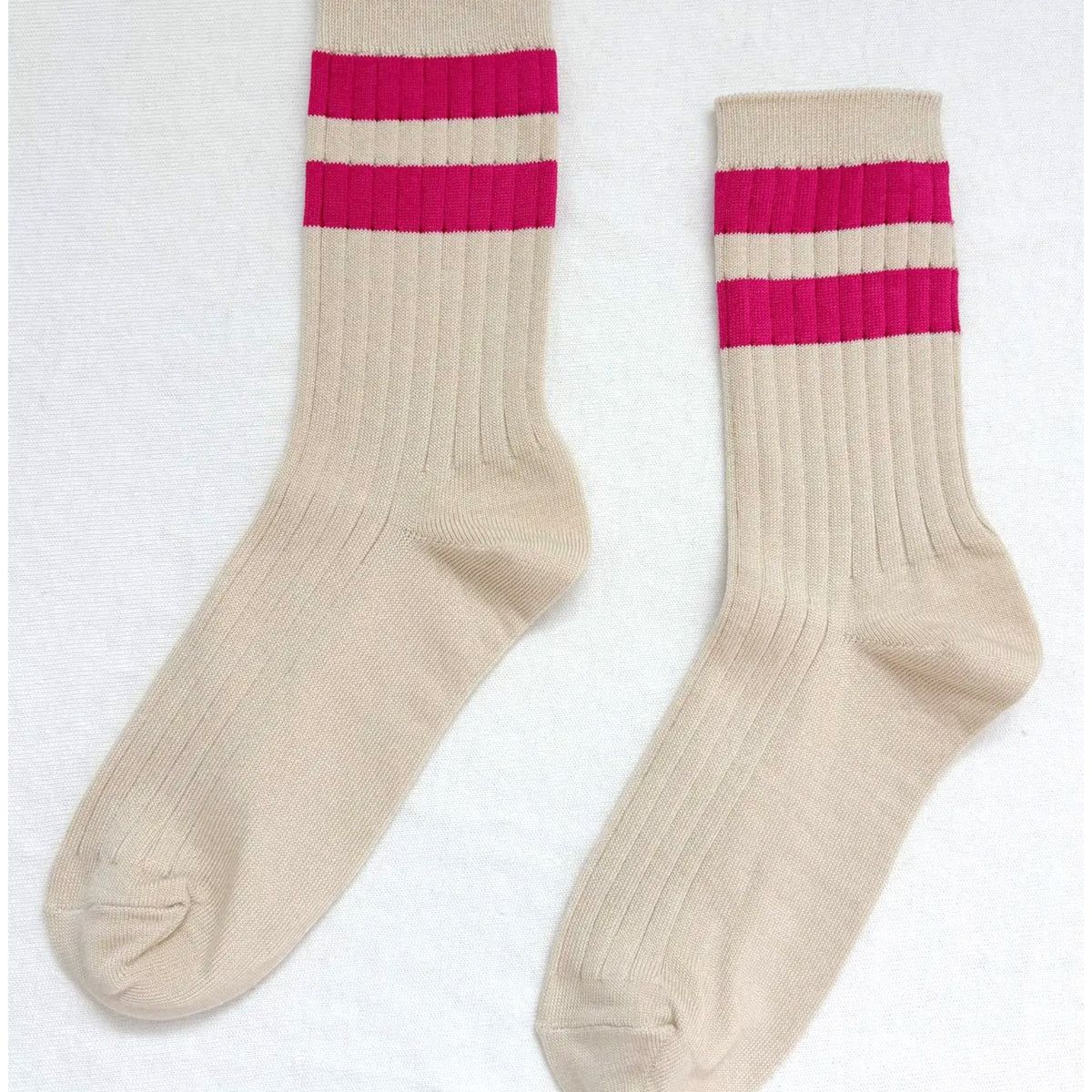 Varsity Socks Magenta