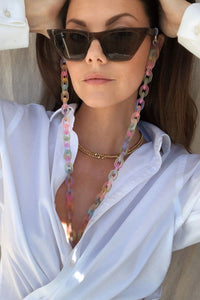 Pastel Rainbow Sunglass Chain