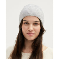 Hortense Beanie Gris Chine Clair