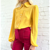 3 Button Shirt Yellow