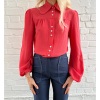 3 Button Shirt Coral