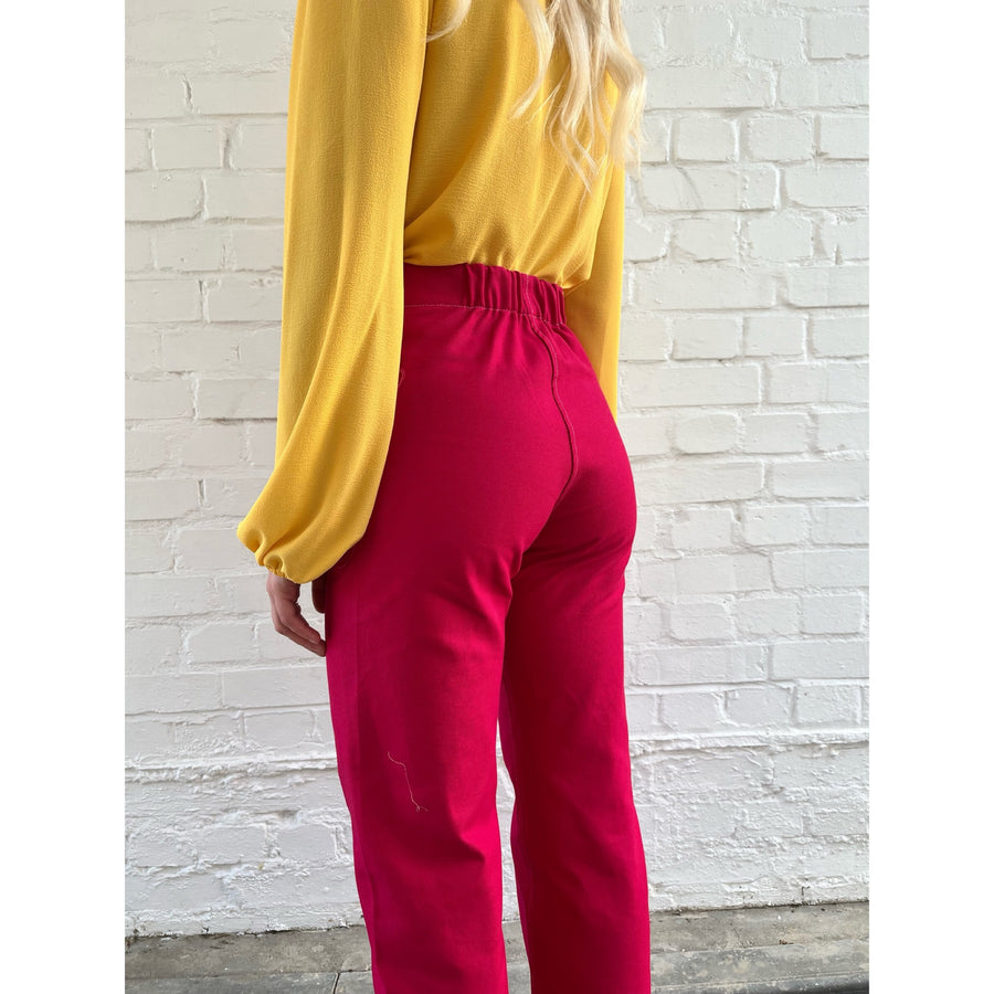 The West Village Topstitch Melrose Fuchsia