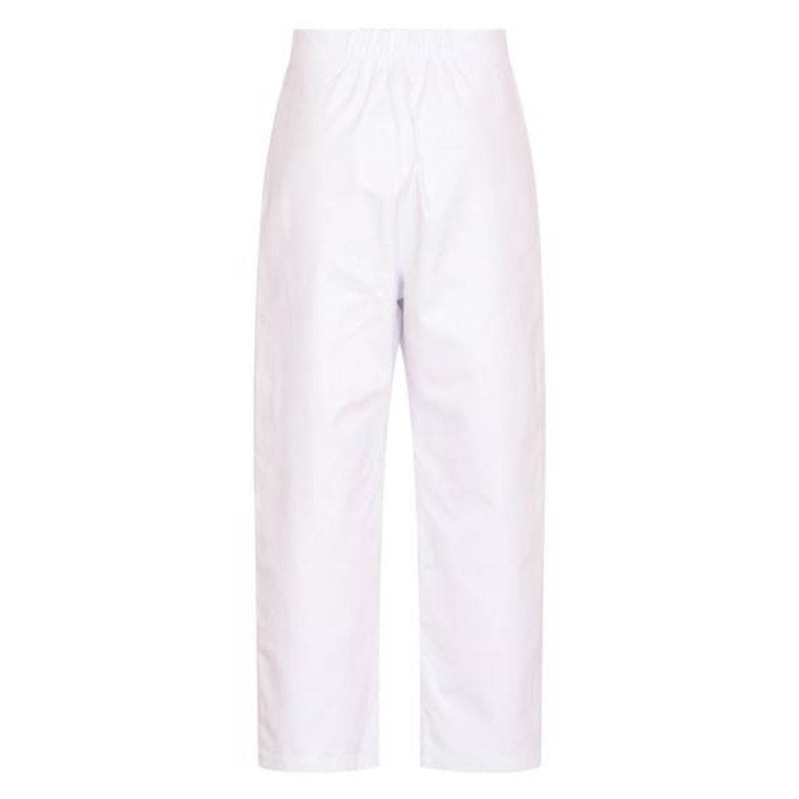 The West Village Patch Pocket Trouser White