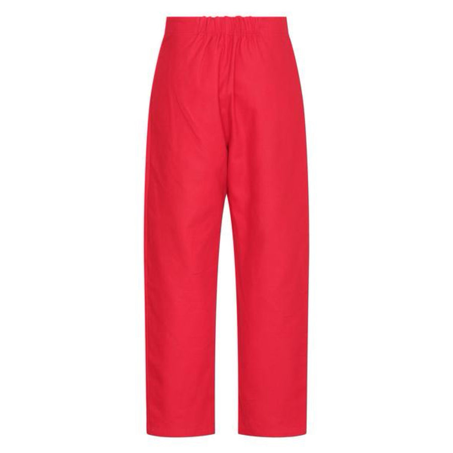 The West Village Patch Pocket Trouser Red