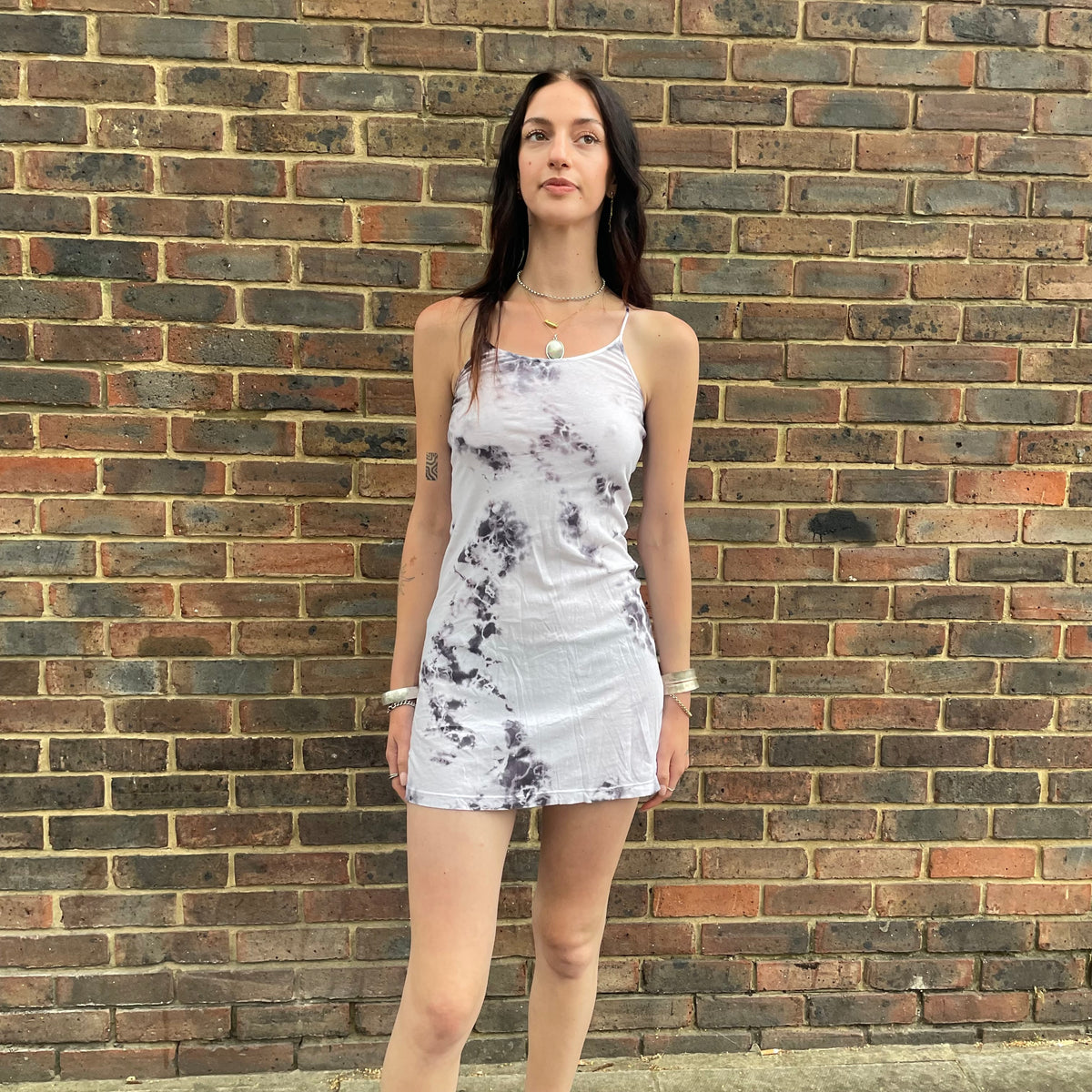 Lacusa tie-dye mini dress