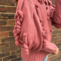 V de Vinster Crochet jumper pink