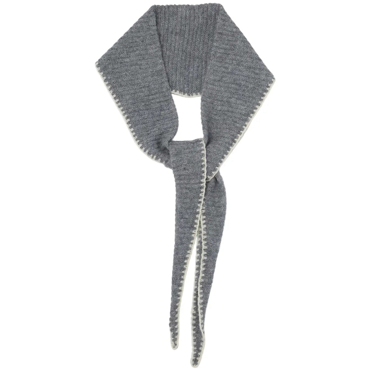 *NEW* Cashmere Skinny Scarf Grey