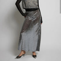 *JUST LANDED* Frame Sequin Skirt Graphite