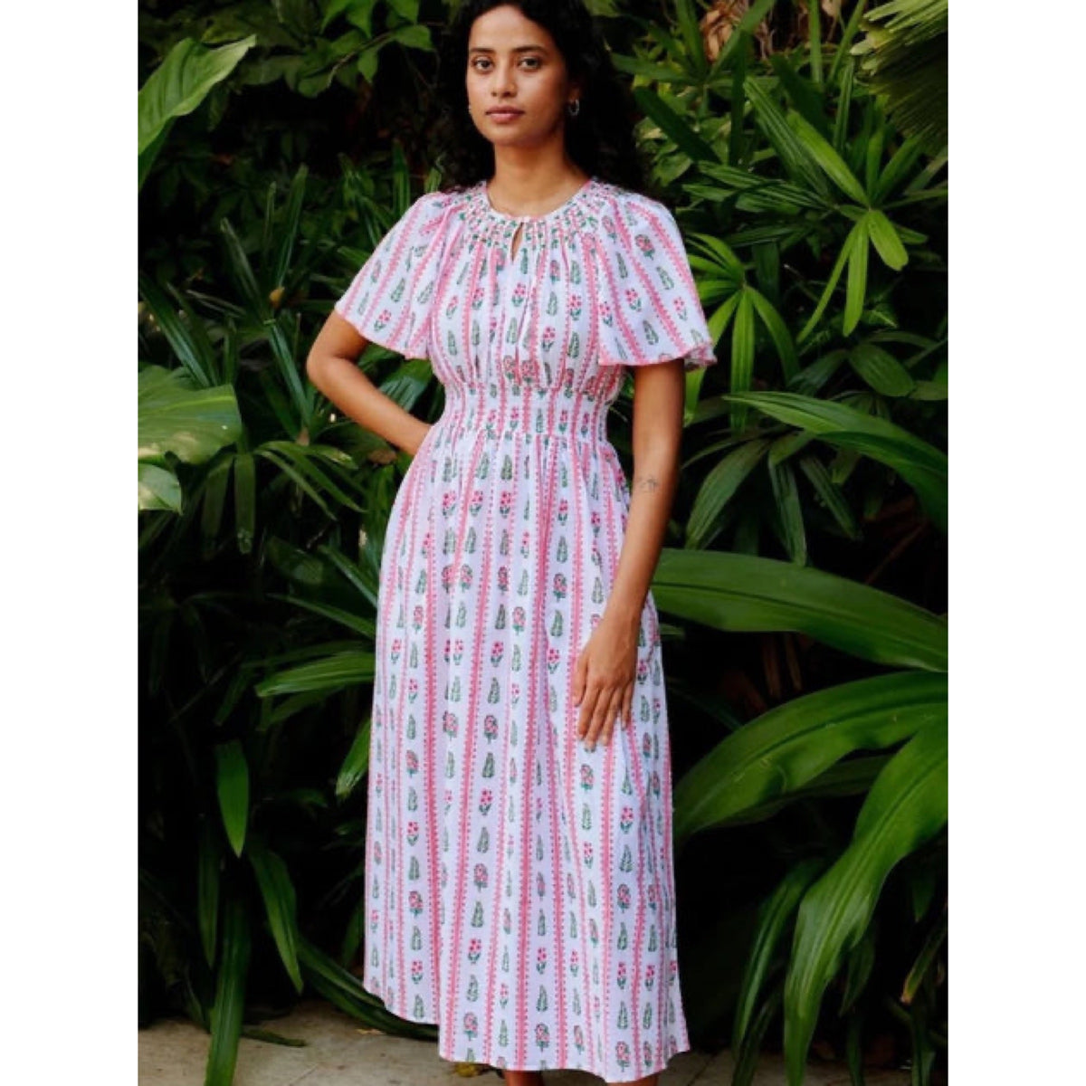 Pink City Stripe Tamsin Dress