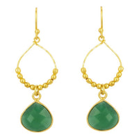 Bay Reef Earrings Dark Green