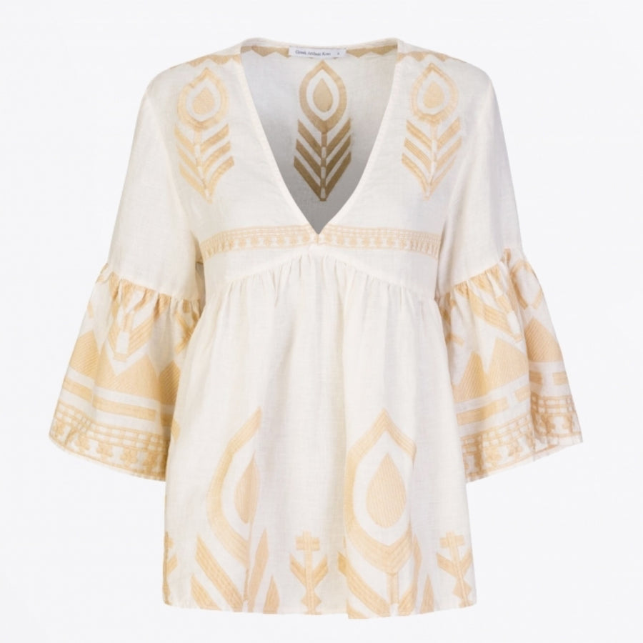 Kori Tunic White/Gold